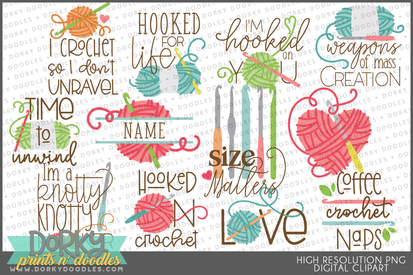 Craft Queen Clipart Bundle