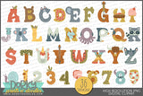 Cute Alphabet Clipart - Dorky Doodles