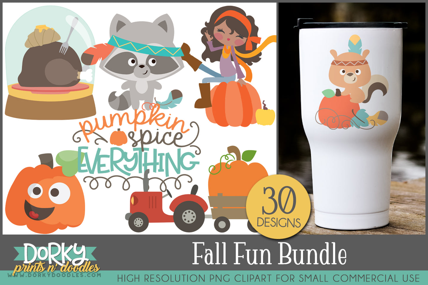 Fall Fun Clipart Bundle