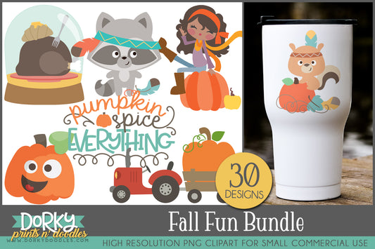 Fall Fun Clipart Bundle