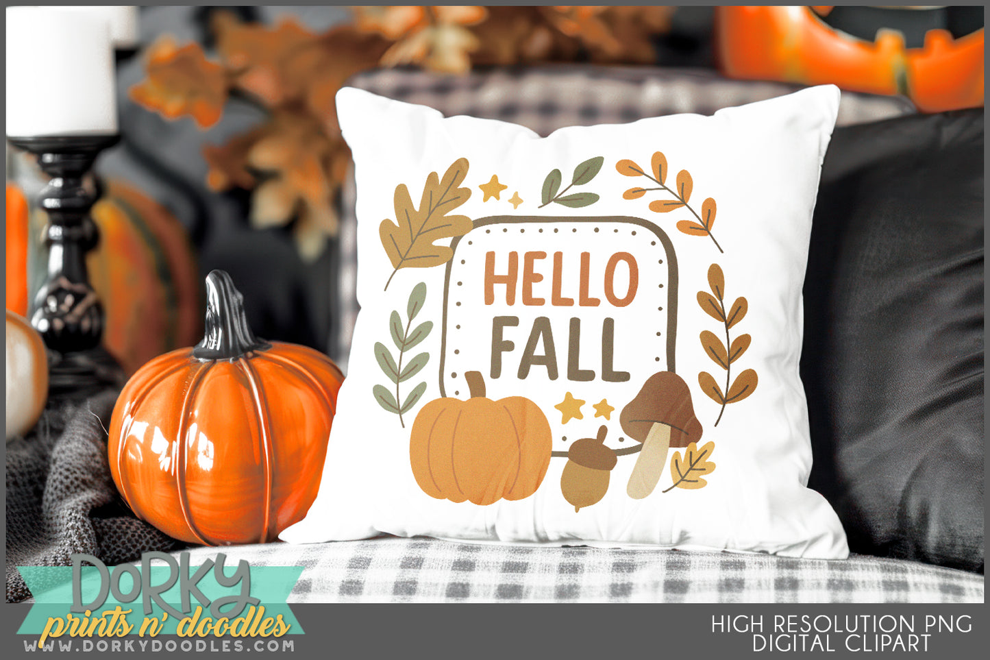Fun Sayings for Fall and Thanksgiving Clipart