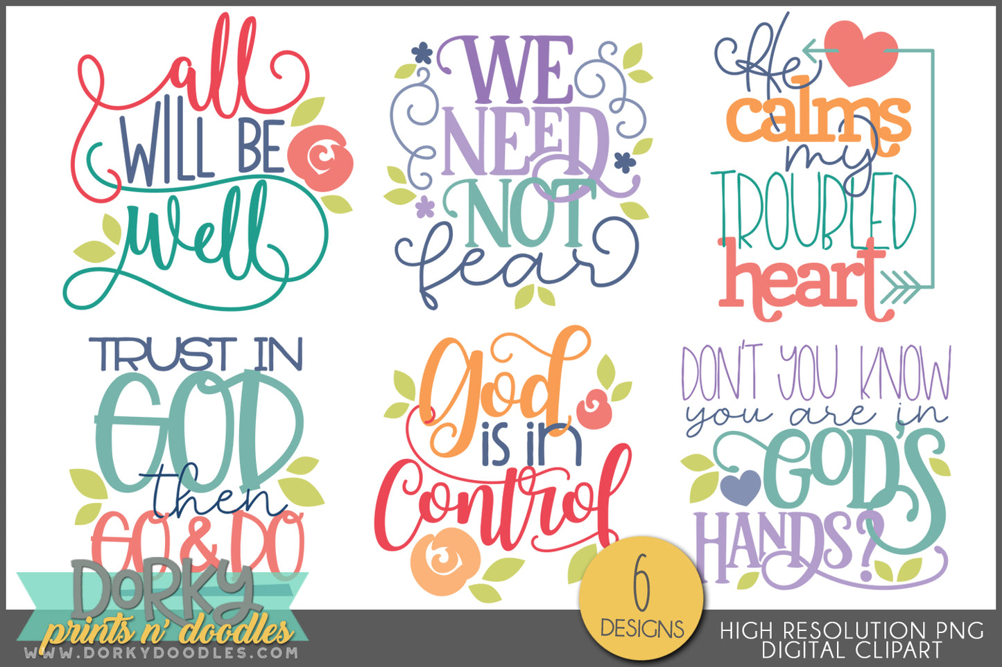 Religious Thoughts and Sayings Clipart Bundle
