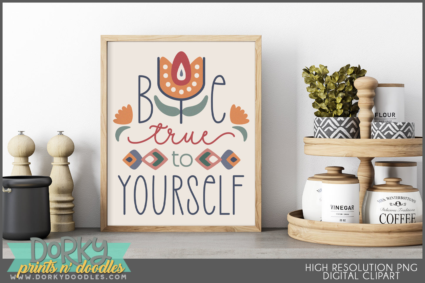 Unique Folkart Inspirational Sayings Clipart