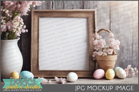 Spring and Easter Frame Mockup Image