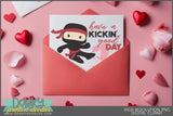 Heart Ninjas Valentine Clipart