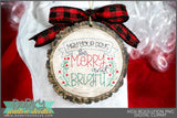 Holiday Song Lyric Designs - Musical Christmas Clipart