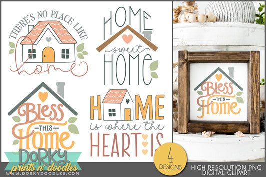 Cute Home Sweet Home Sayings Clipart