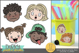 Learn About Feelings School Clipart - Dorky Doodles