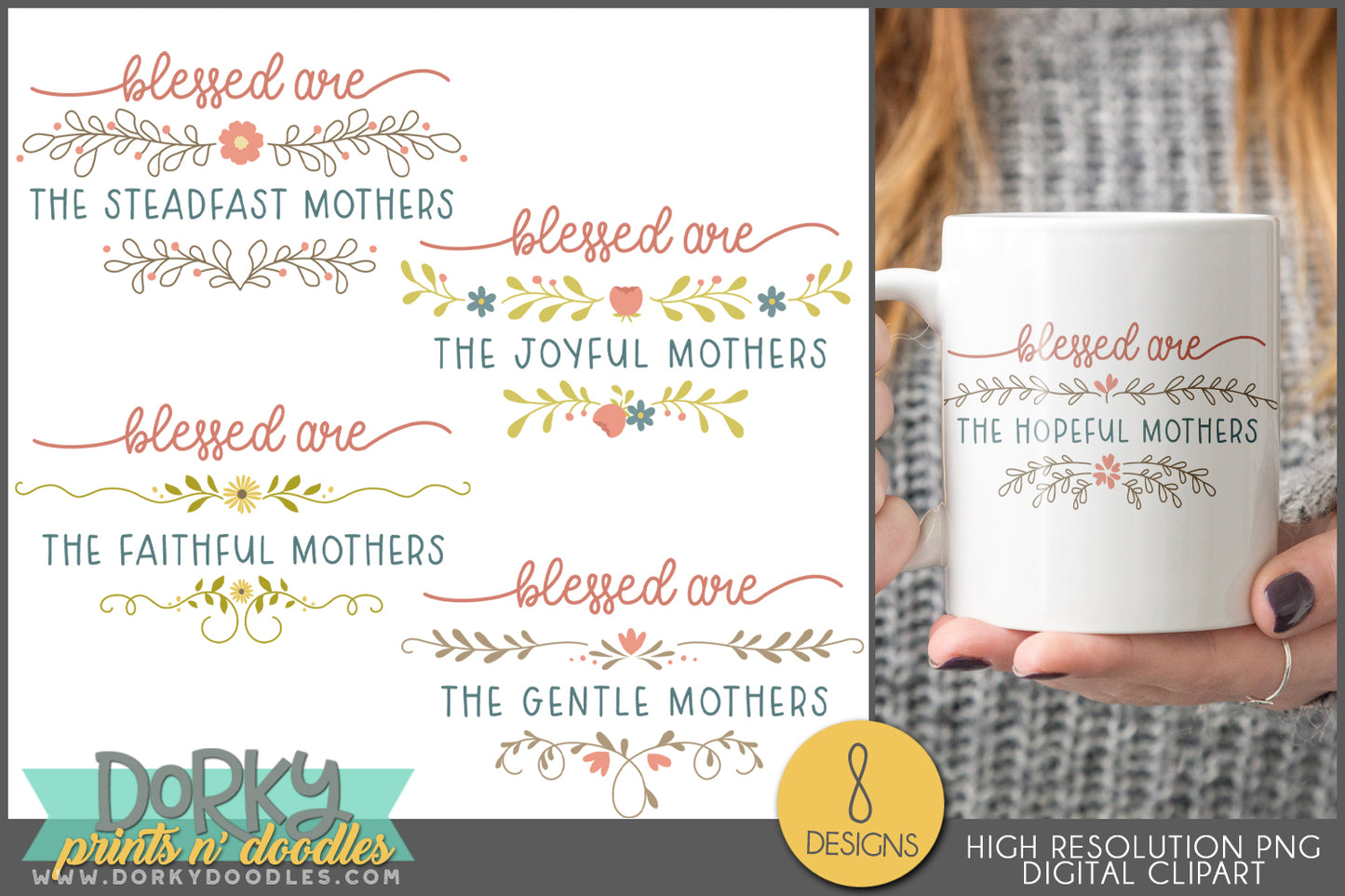 Beatitudes of Motherhood PNG Clipart