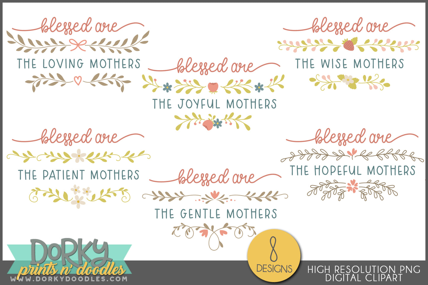 Beatitudes of Motherhood PNG Clipart