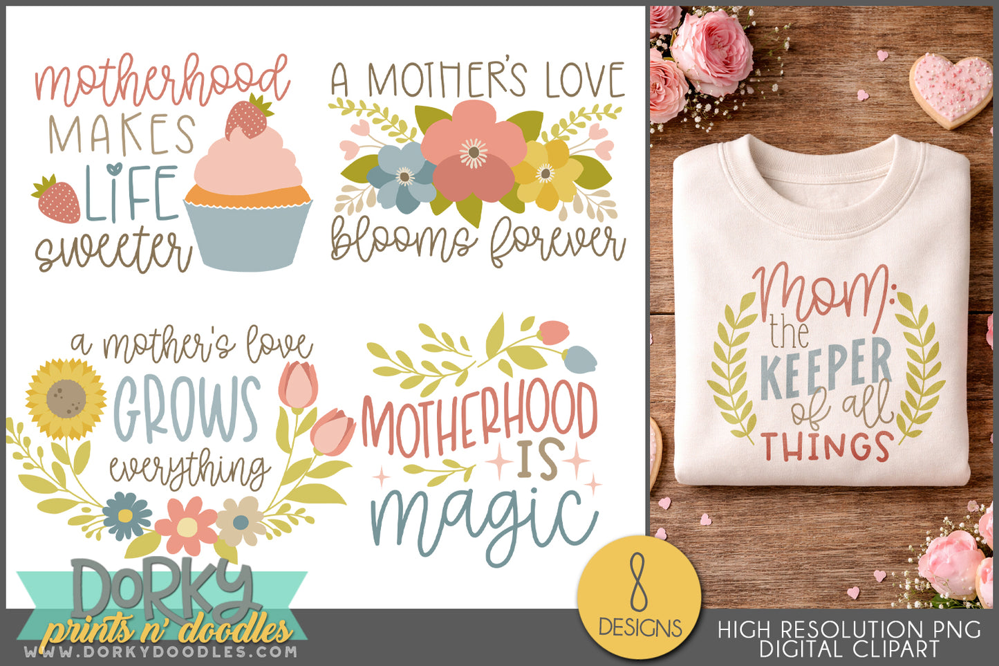 Mothers Day Wordart PNG Clipart