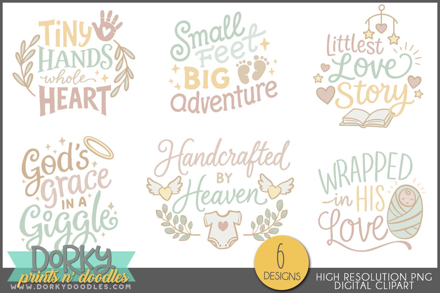 New Baby Wordart PNG Clipart