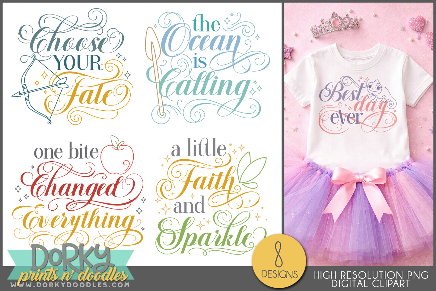 Magical Quotes Princess Sayings Clipart