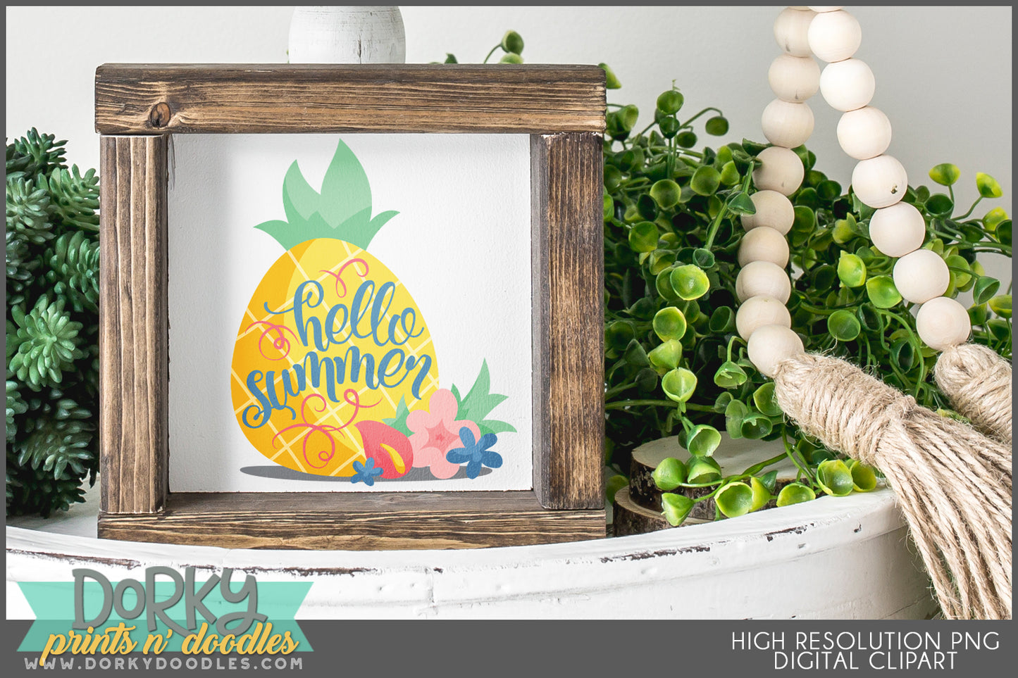 Summer Luau Clipart Bundle