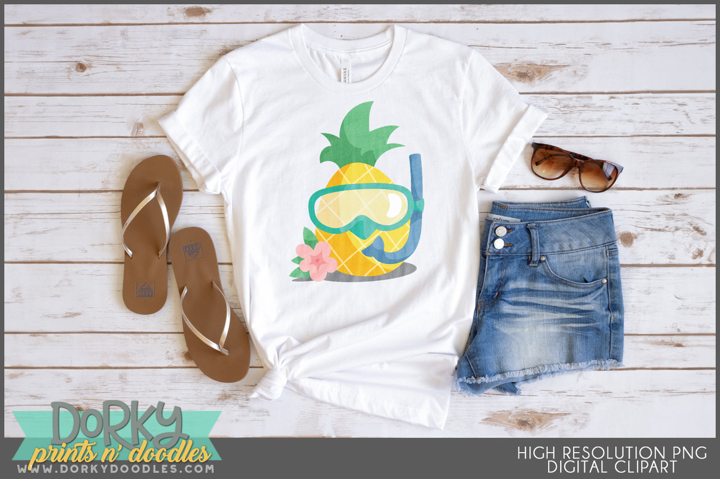 Summer Luau Clipart Bundle
