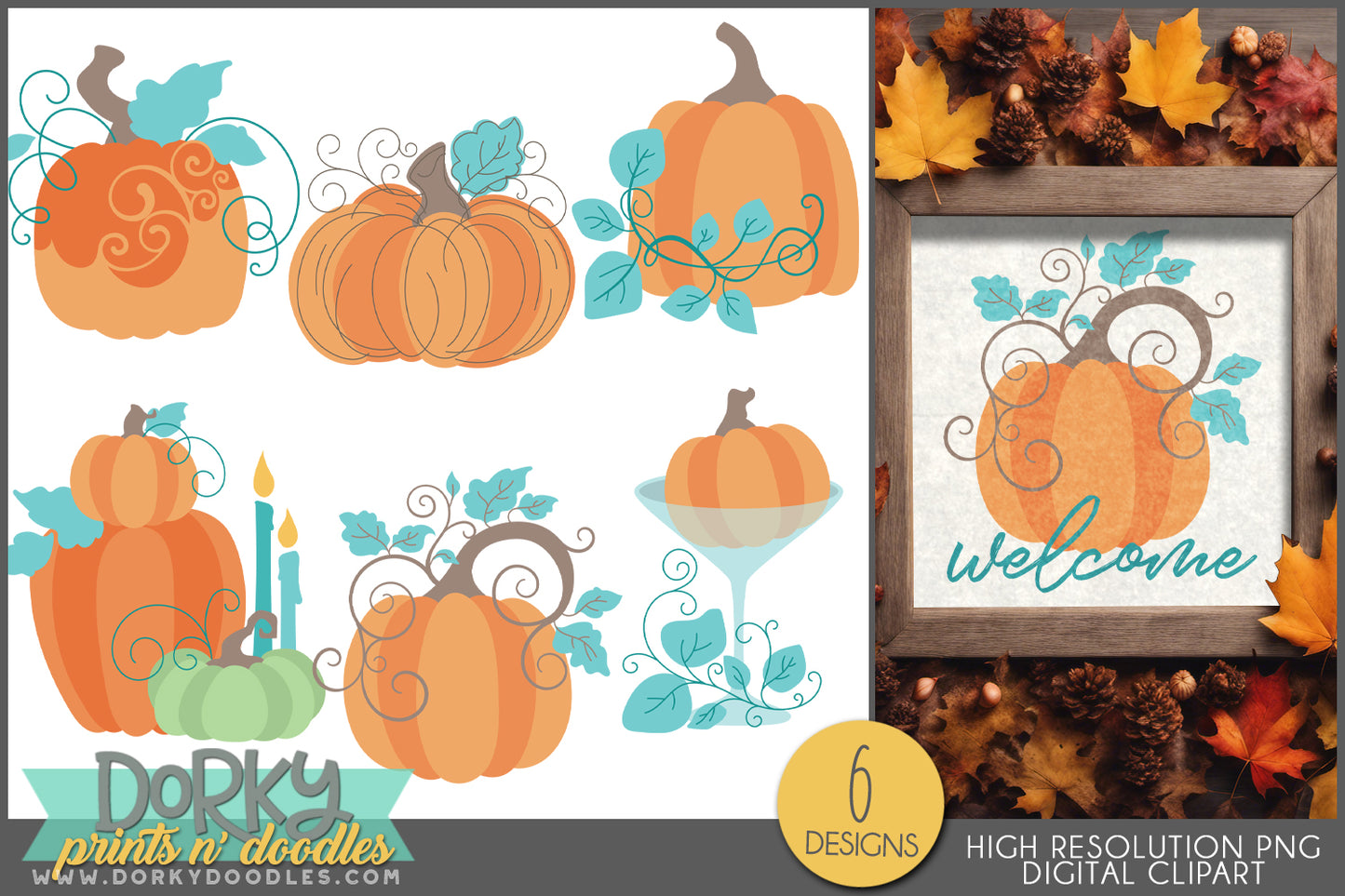 Thoughtful Fall Clipart Bundle