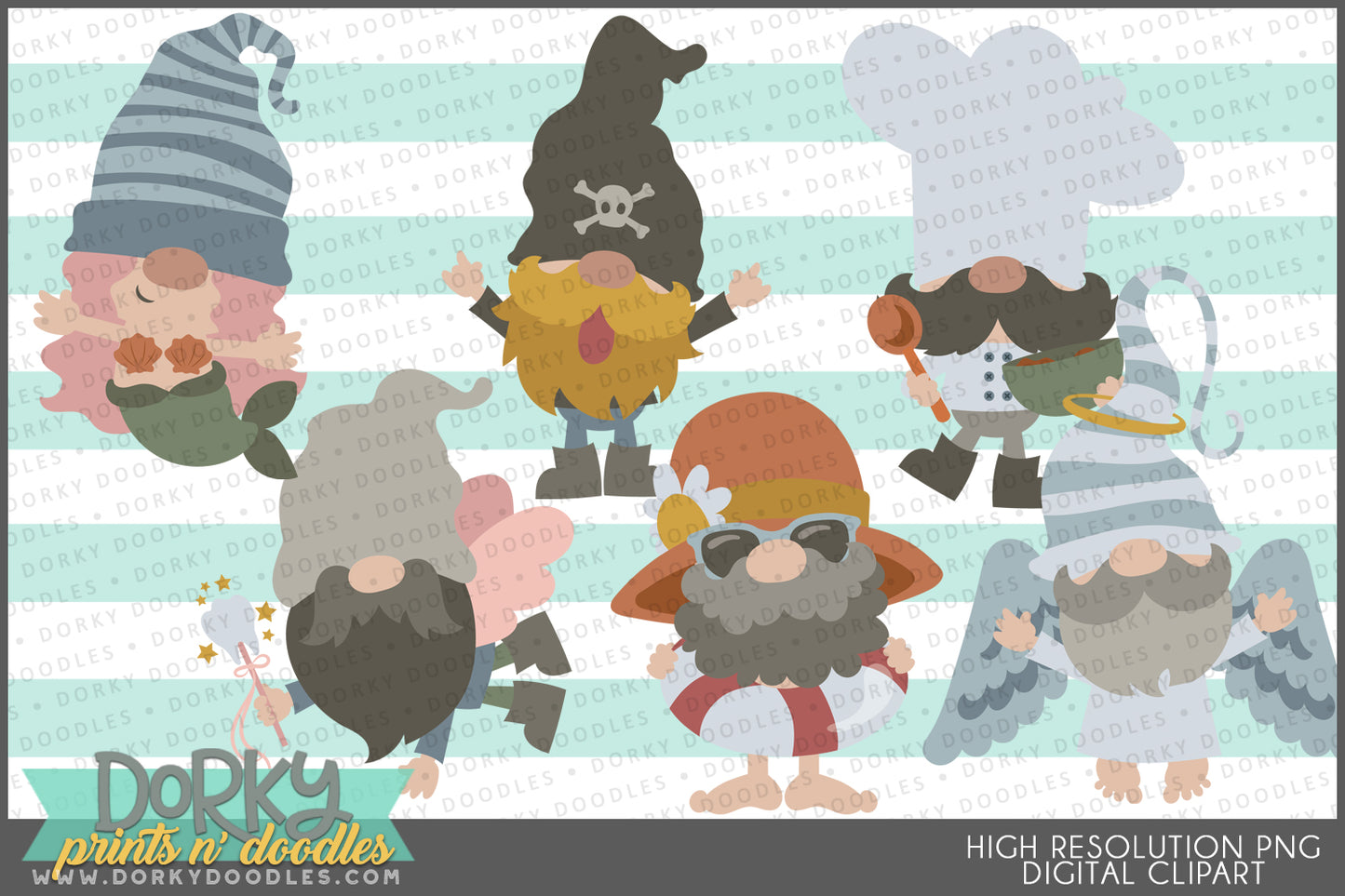 Gnome Love Clipart Bundle