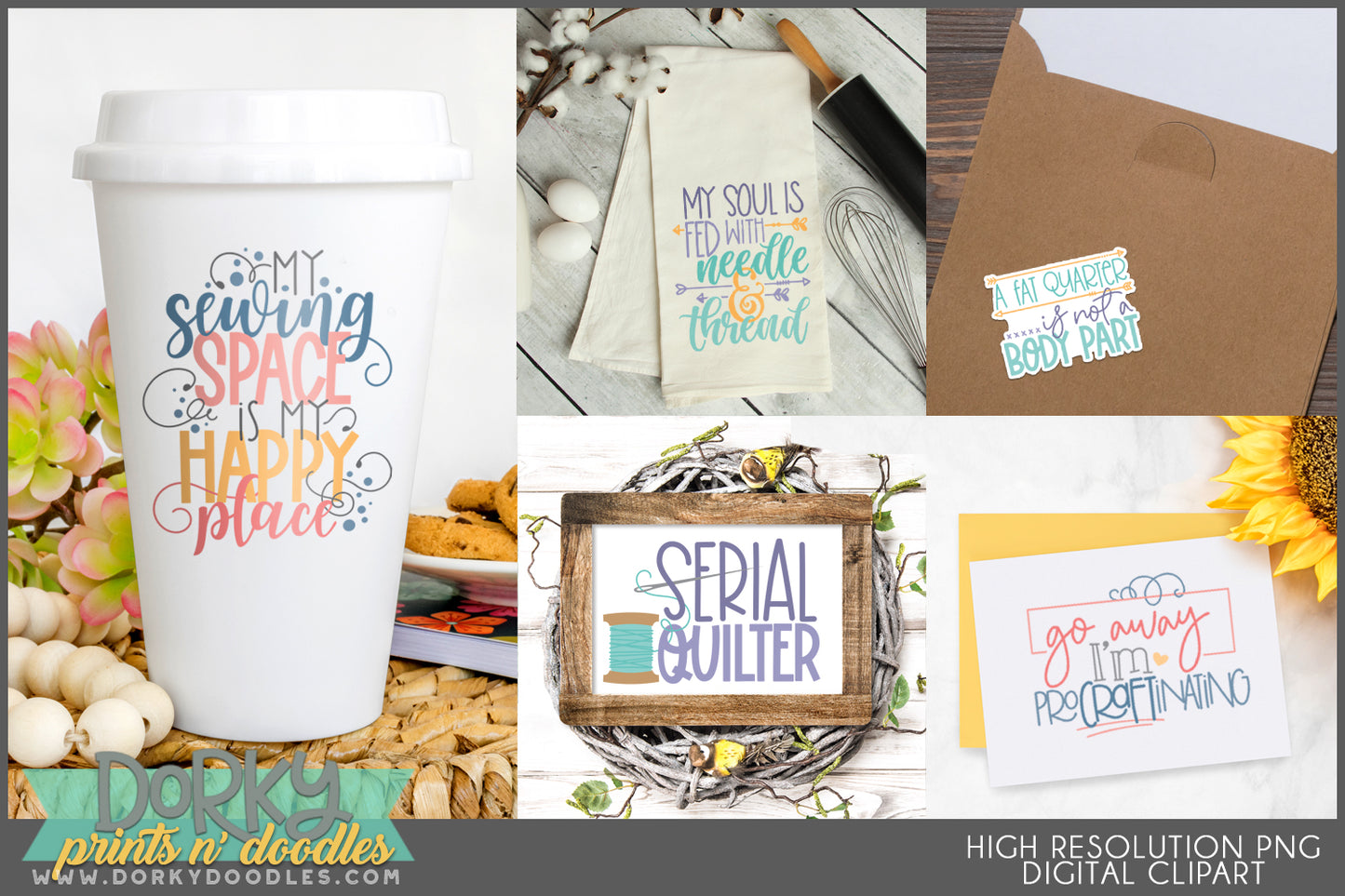 Craft Queen Clipart Bundle
