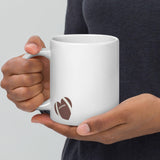 Sophisticated Fan: White Glossy Mug for Classy Women Football Enthusiasts - Dorky Doodles