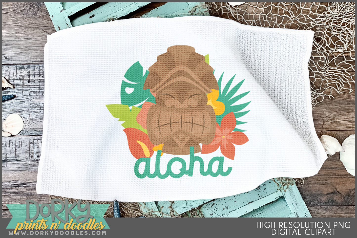 Summer Luau Clipart Bundle