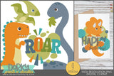 Whimsical Dinosaur Animals Clipart - Dorky Doodles