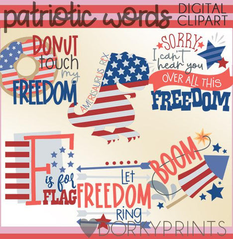 4th of July Fun Summer Clipart