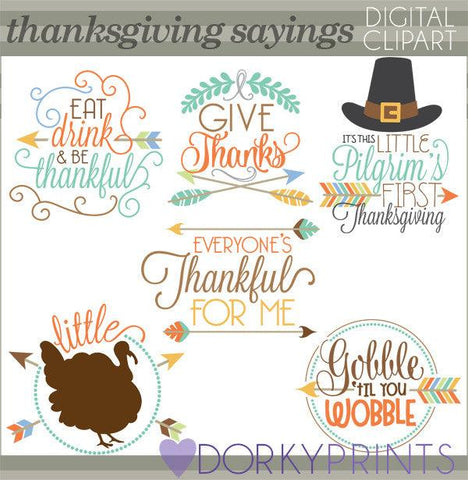 Arrow Quotes Thanksgiving Clipart