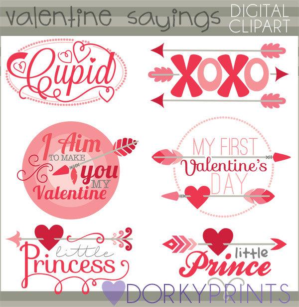 Arrow Sayings Valentine Clipart