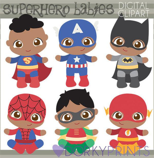 Baby Boy Super Hero Clipart