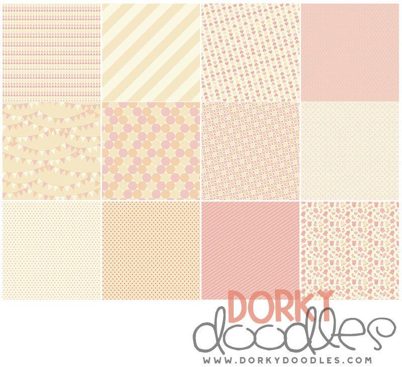 Baby Girl Digital Paper Pack