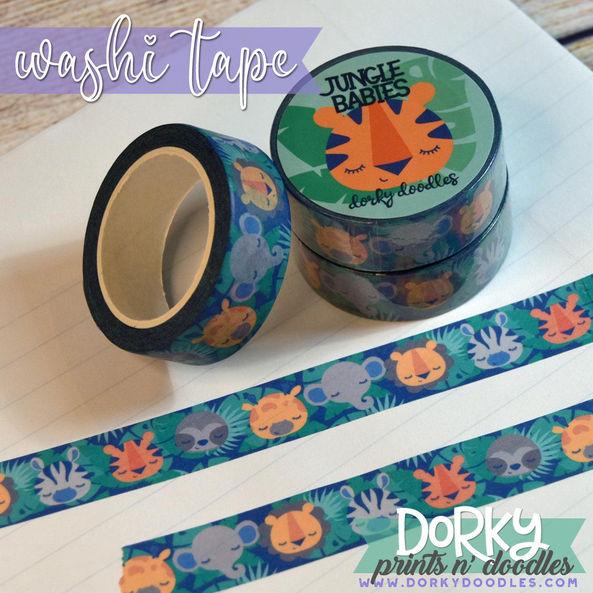 Baby Jungle Animal Washi Tape