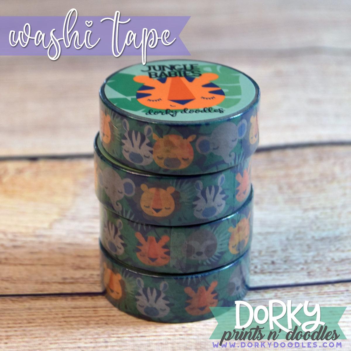 Baby Jungle Animal Washi Tape