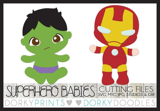 Baby Superhero Cuttable Files