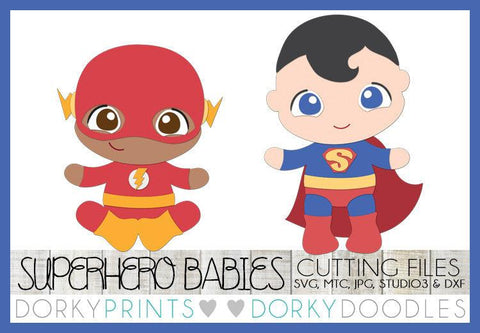 Baby Superhero Cuttable Files