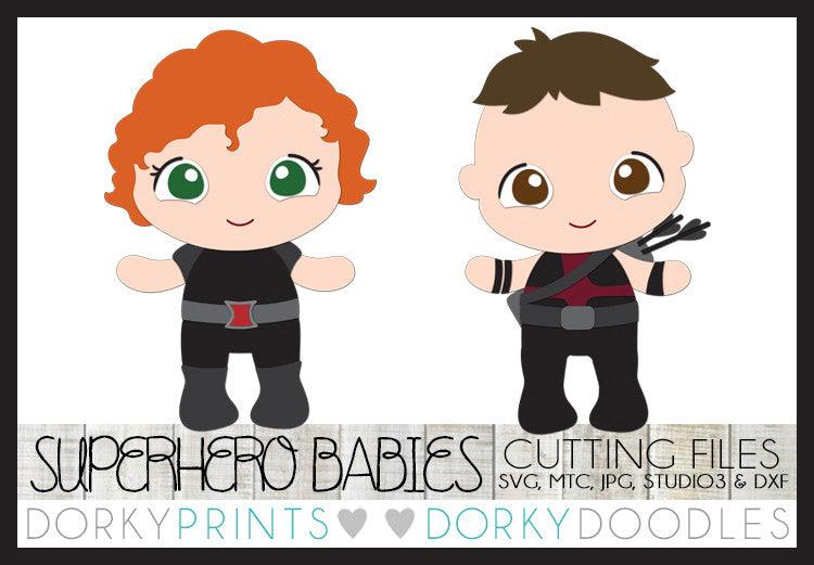 Baby Superhero Cuttable Files