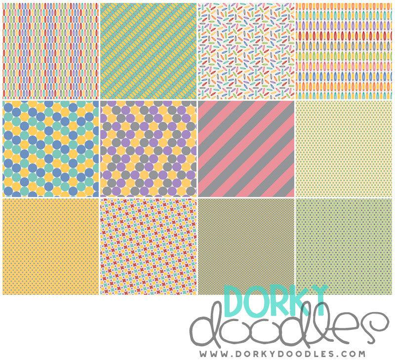 Back to School Digital Paper Pack