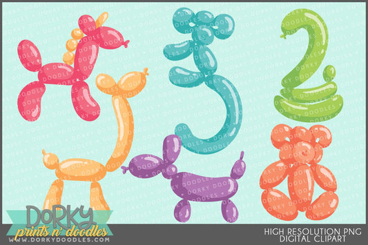 Balloon Animals Clipart