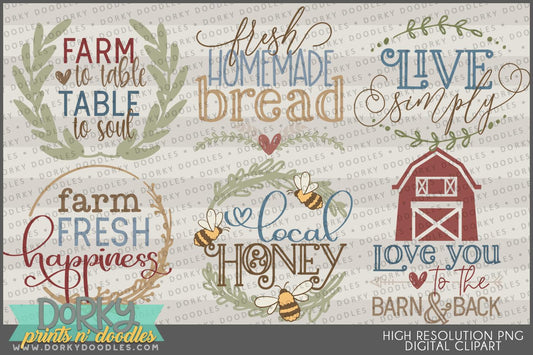 Barn Wordart Clipart