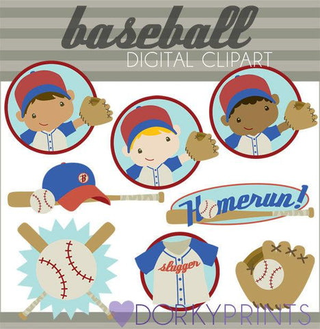 Baseball Boy Kid Clipart