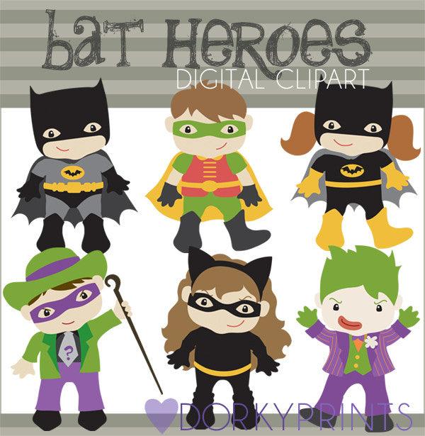 Bat Super Hero Clipart