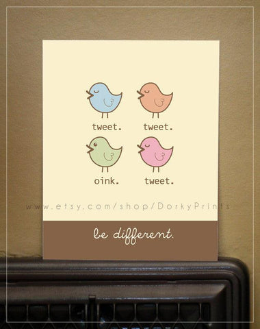 Be Different 8x10" Printable