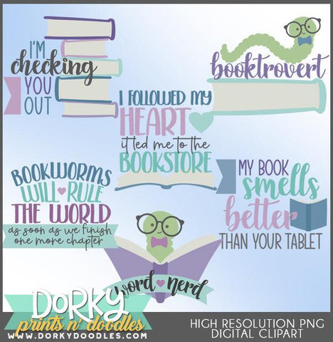 Book Lover Clipart