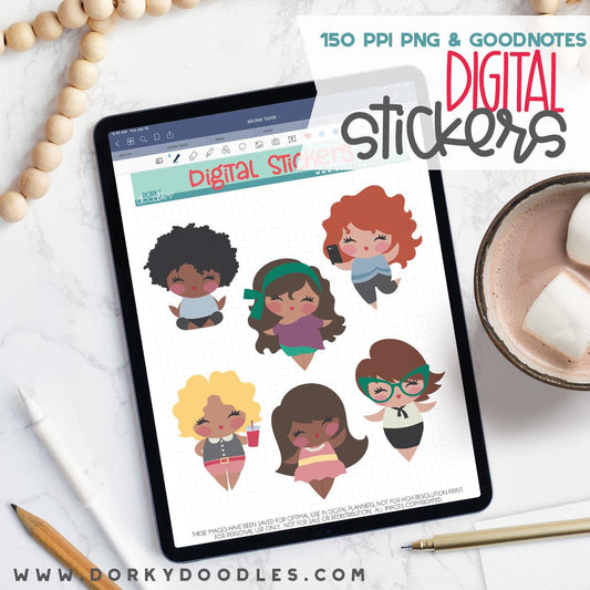 Boss Babes Digital Planner Stickers