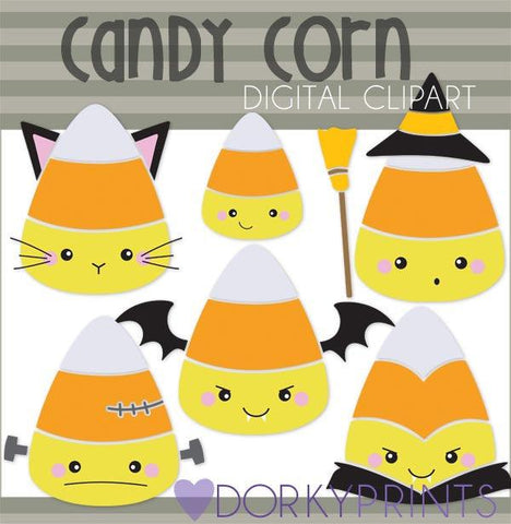 Candy Corn Halloween Clipart