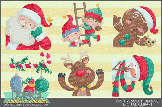 Cheery Corners Christmas Clipart