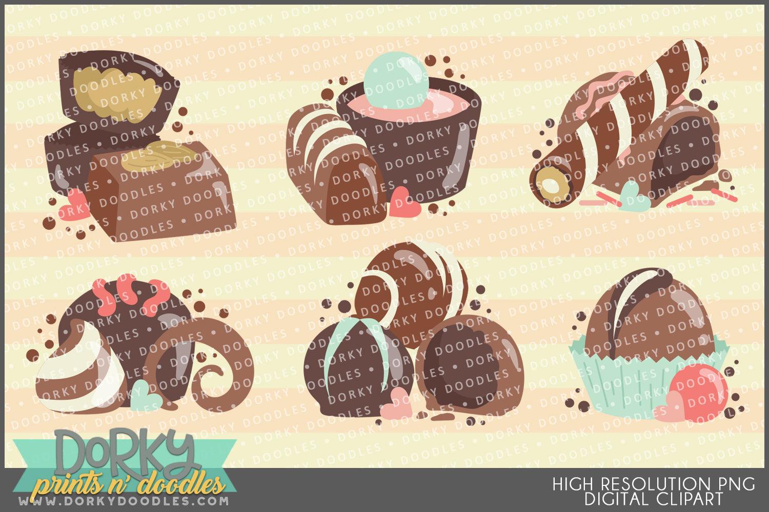 Chocolate Love Food Clipart