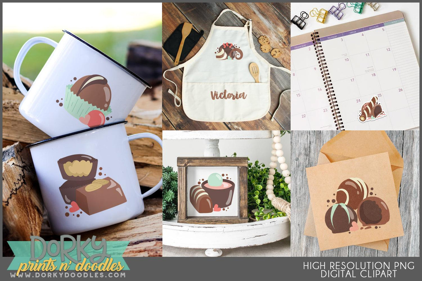 Chocolate Love Food Clipart