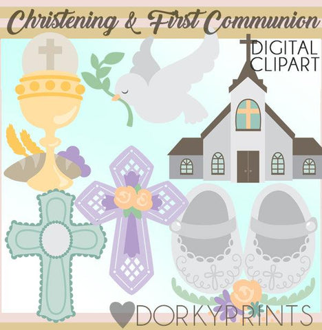 Christening or First Communion Clipart