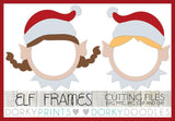 Christmas Elf Frame Cuttable Files