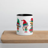 Christmas Elf Mug with Black Inside